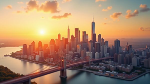 Habillez vos murs avec la skyline de votre ville préférée