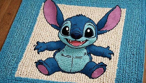 Couverture stitch : la douceur disney pour votre intérieur